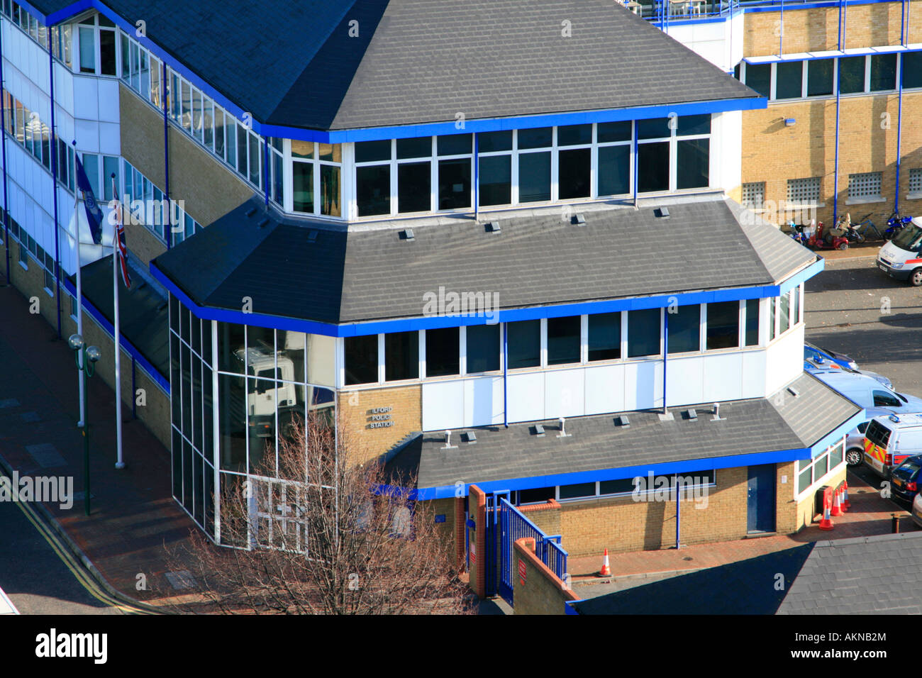 Ilford Stadtzentrum Metropolitan traf Polizeiwache Ost-London Essex England uk gb Stockfoto