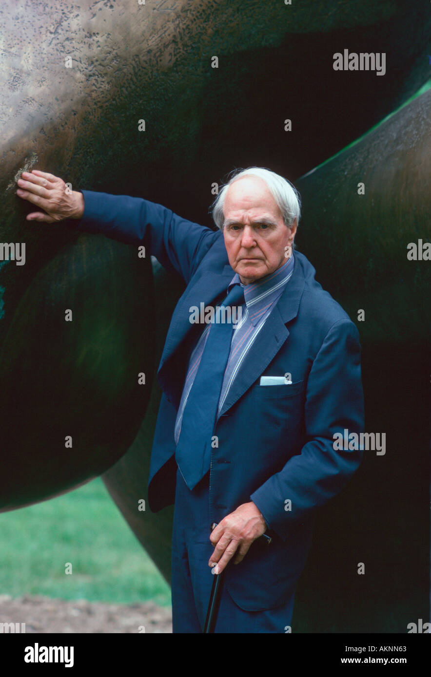 Bildhauer Henry Moore tatenlos seine Schafe Stück Plastik England United Kingdom Stockfoto