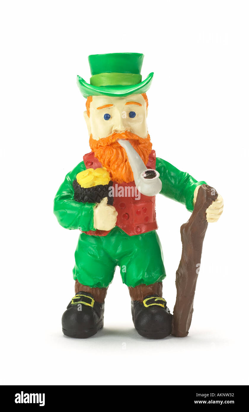 Ein Spielzeug irische Kobold Stockfoto