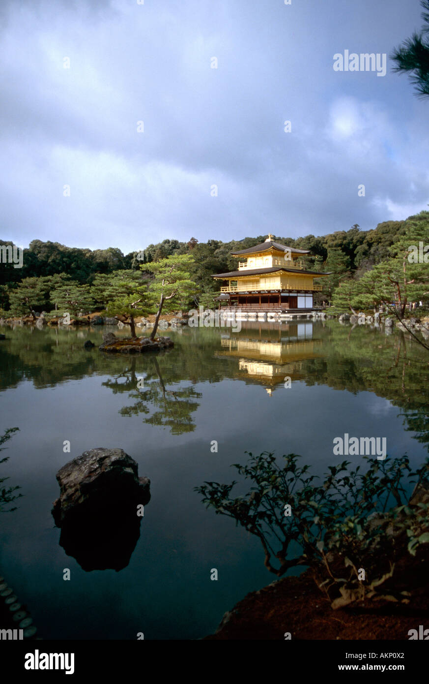 Kinkaku-Ji, Golden Pavilion, Kyoto, Japan Stockfoto