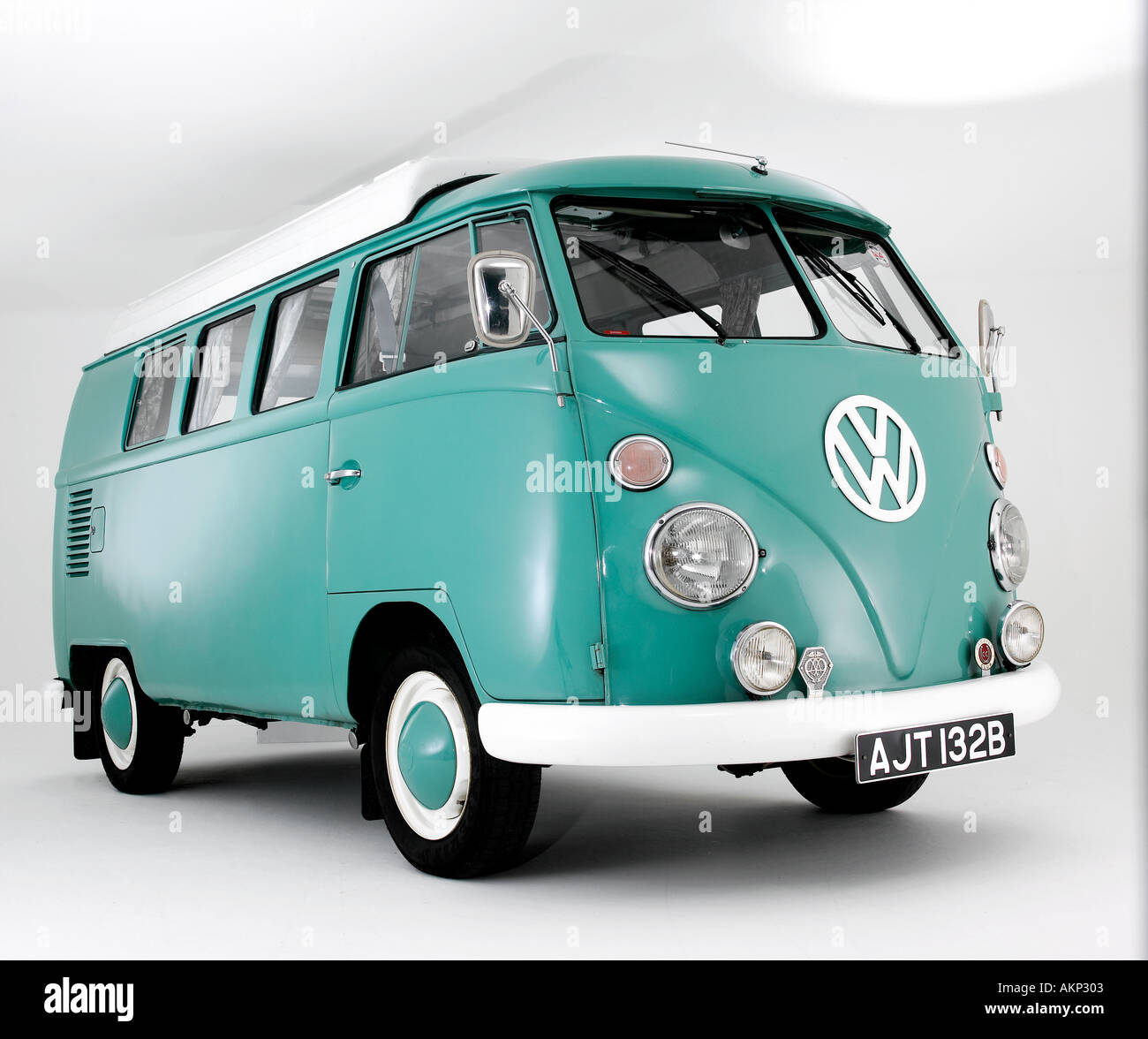 1964 VW Kombi Camper Stockfoto