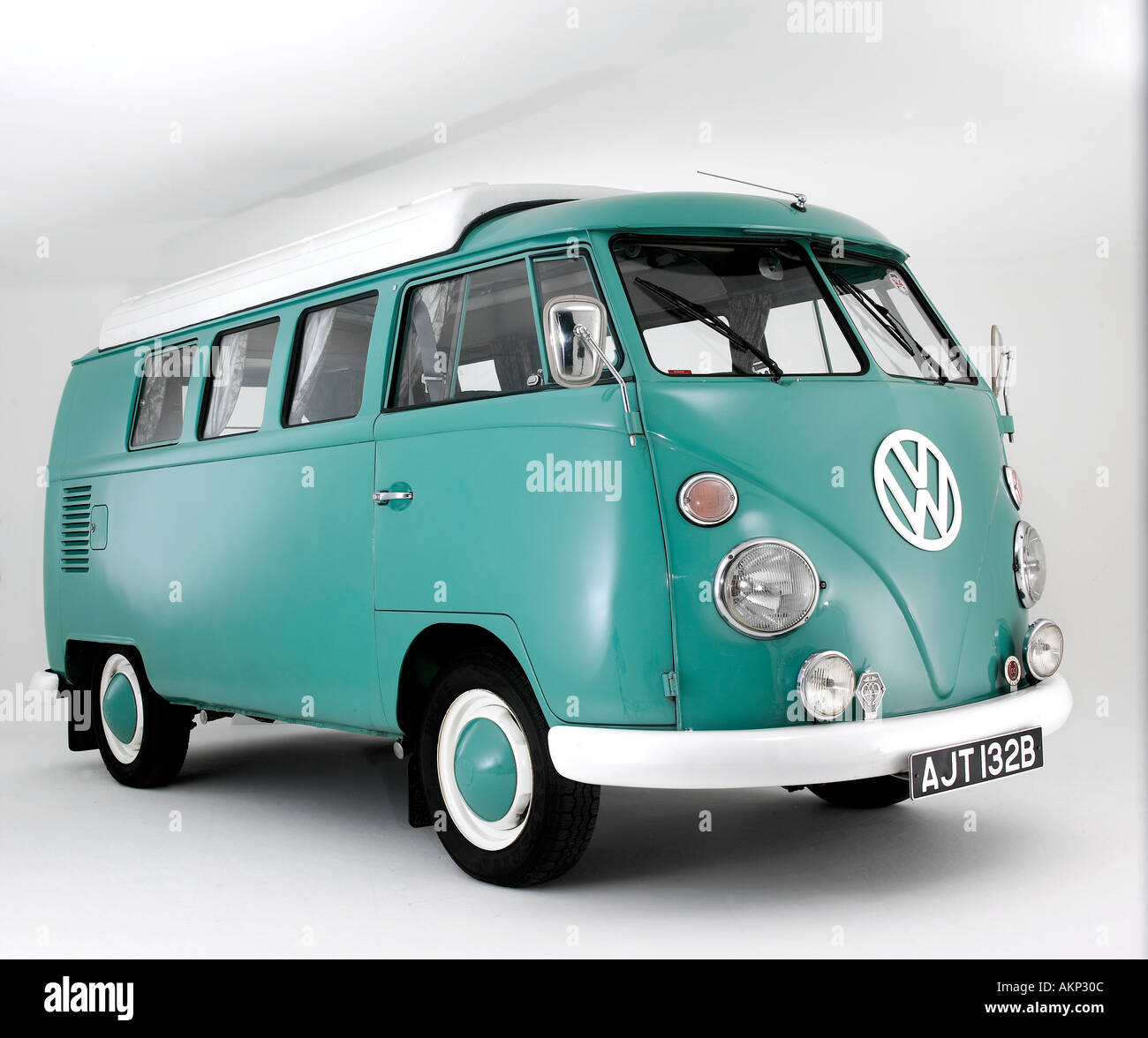 1964 VW Kombi Camper Stockfoto