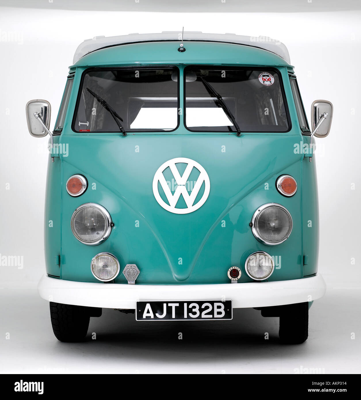 1964 VW Kombi Camper Stockfoto