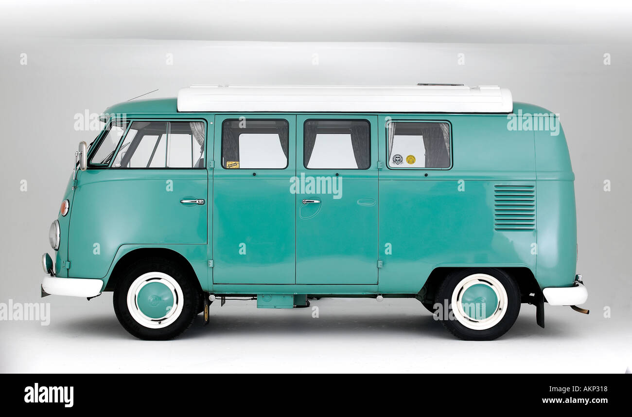 1964 VW Kombi Camper Stockfoto