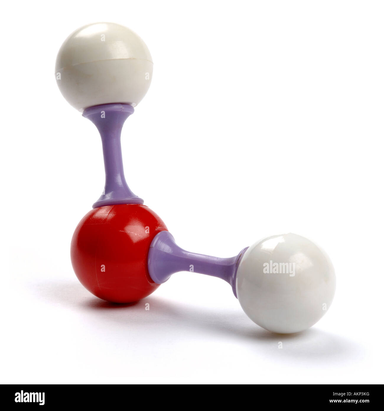 Wasser-Molekül-Modell Stockfoto