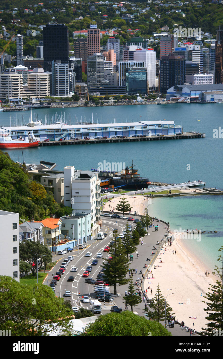 Ein Sommertag in Wellington, Neuseeland Stockfoto