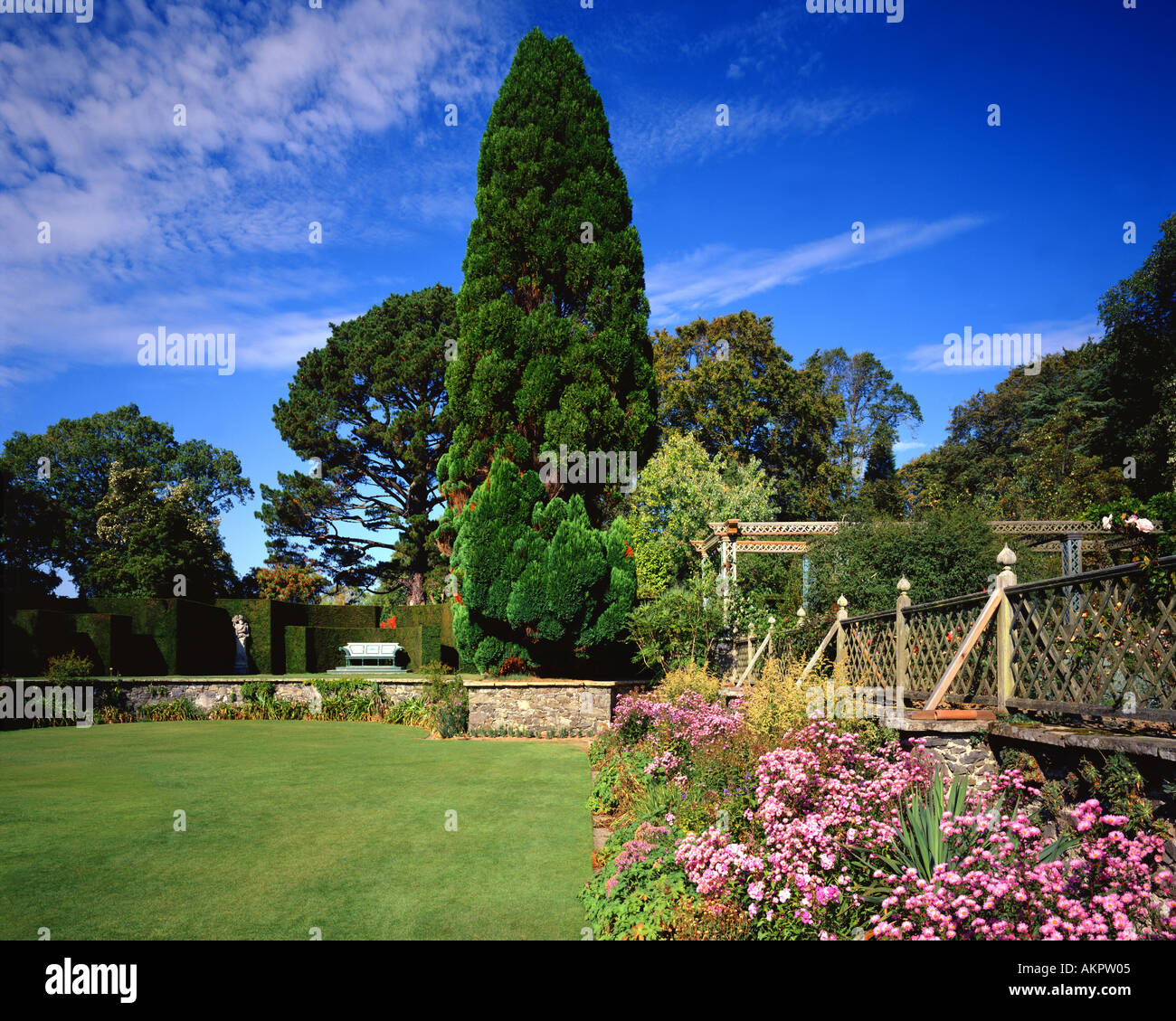 GB - WALES: Bodnant Gardens Stockfoto