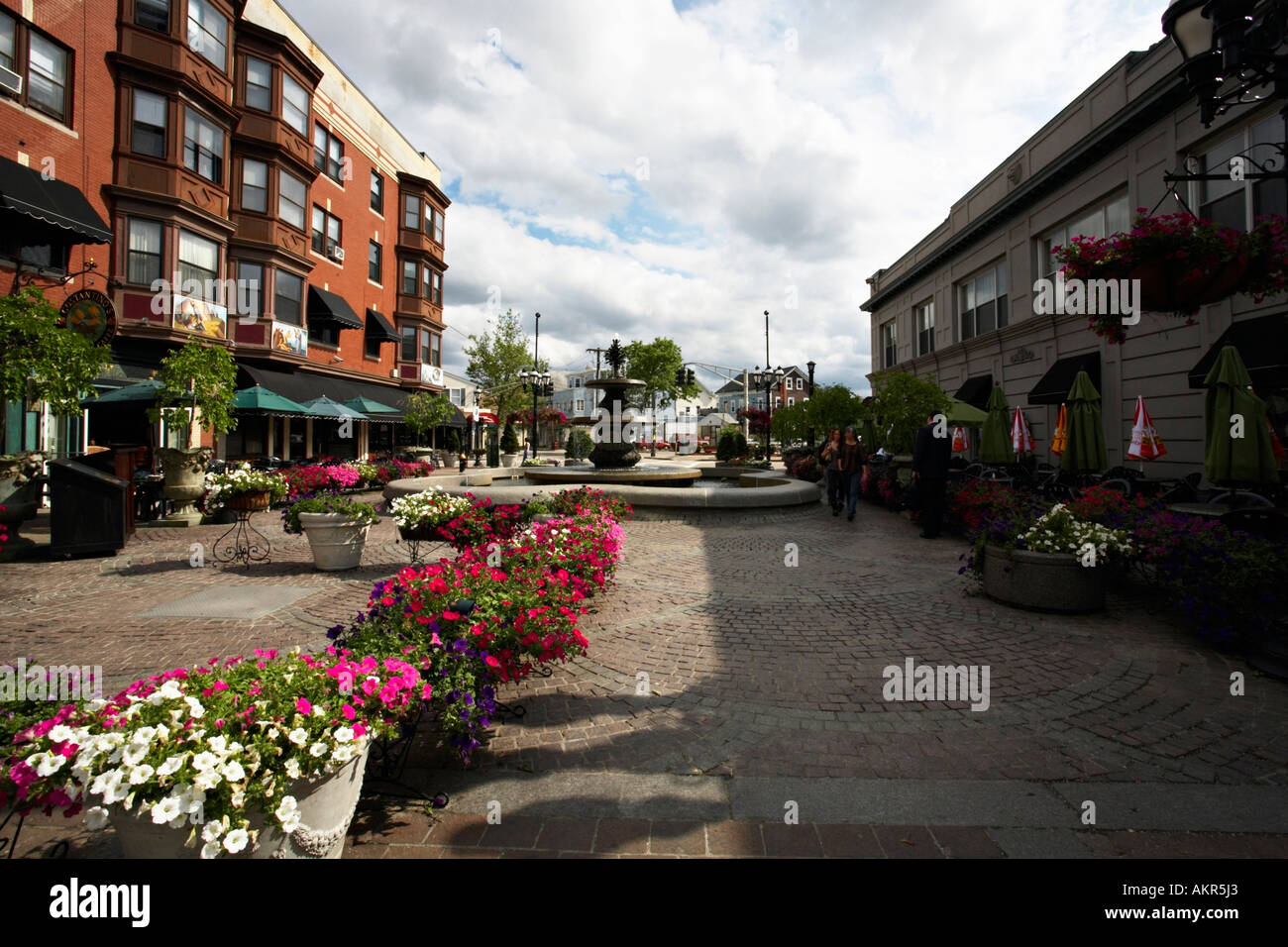 DePasquale Square, Federal Hill, Providence, Rhode Island RI USA Stockfoto
