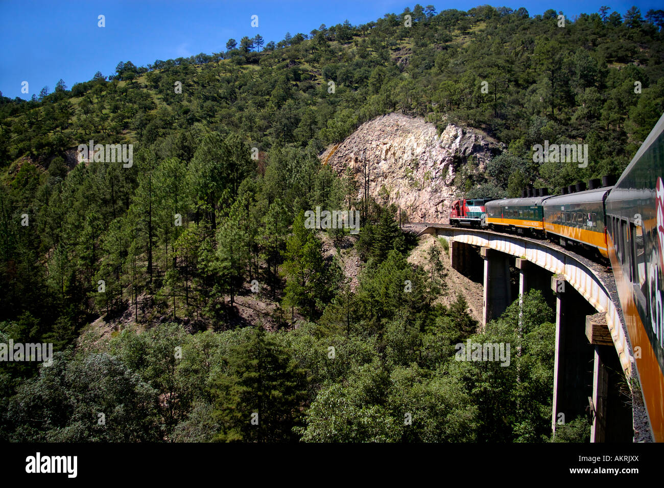 der Kupfer Canyon railway Stockfoto