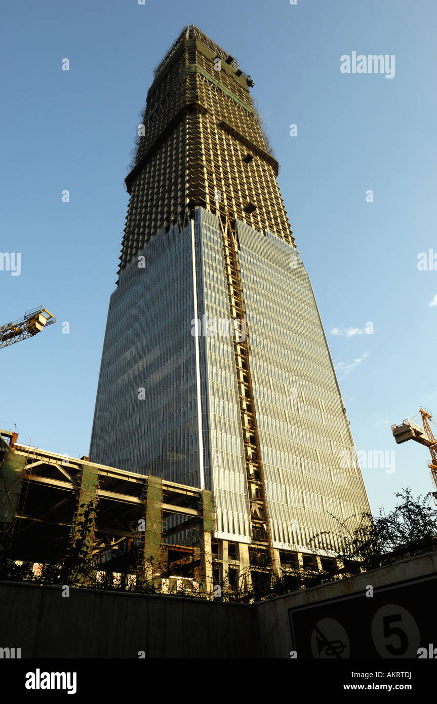 China World Trade Center das höchste Gebäude in Peking 9. November 2007 Stockfoto