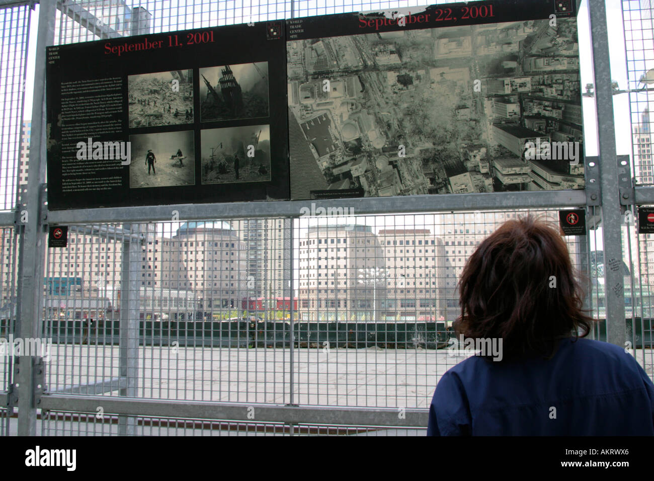 Ground Zero in New York City Stockfoto