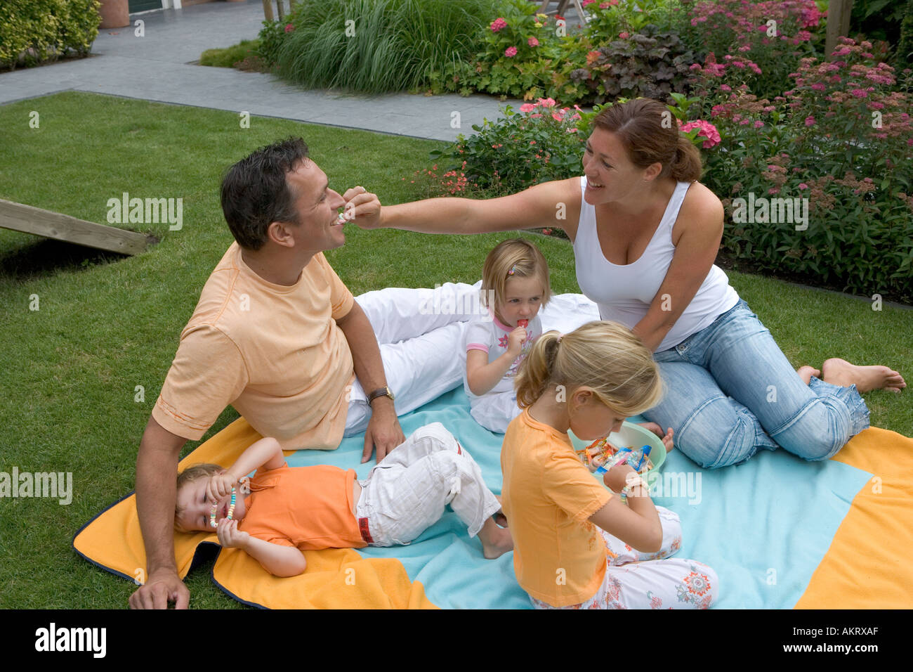Familienleben Stockfoto