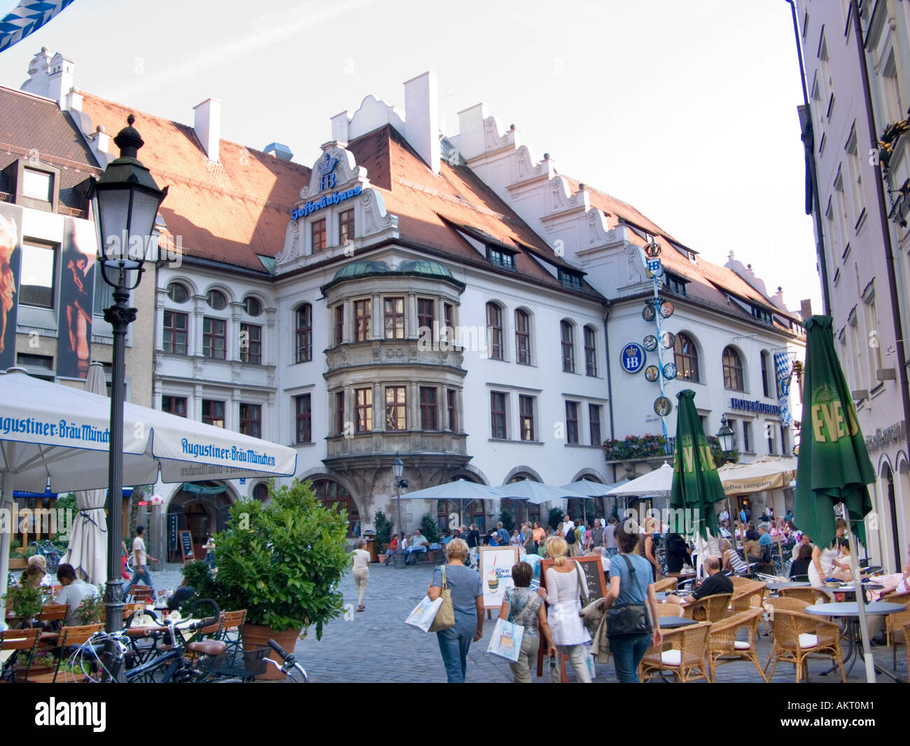 die berühmten Jugendbund Hofbräuhaus Bau München Bayern München Hofbruhaus Hofbaeuhaus Stockfoto