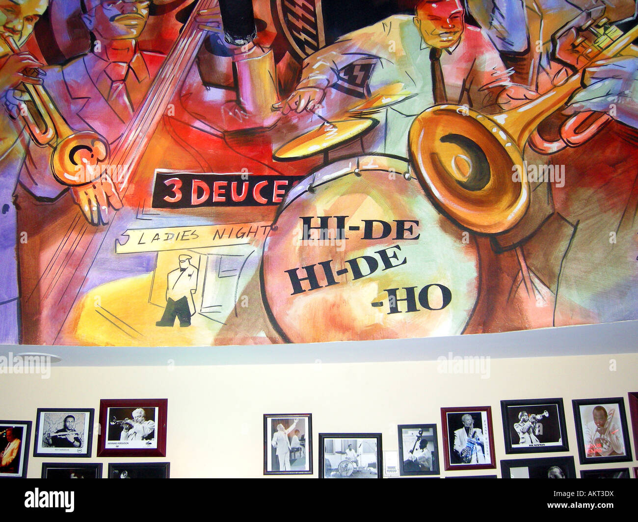 Joe s werden Bop Cafe am Navy Pier in Chicago IL USA Wand Wandbild Wandbilder Stockfoto