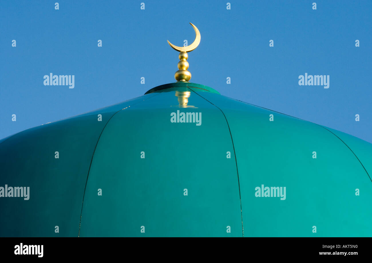 Dach der Moschee Sheffield Stockfoto