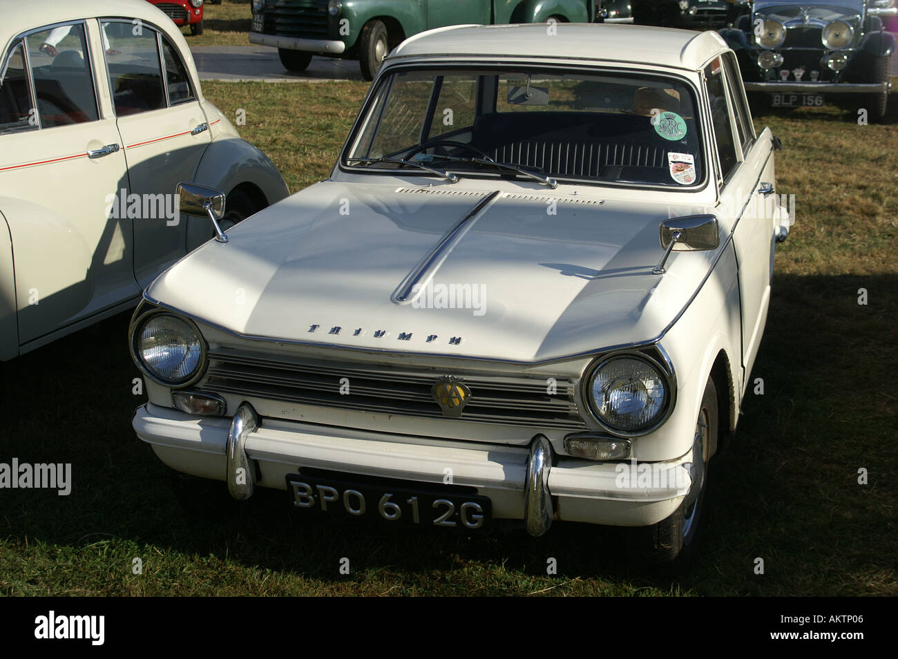 Triumph Herald Cabrio Stockfoto