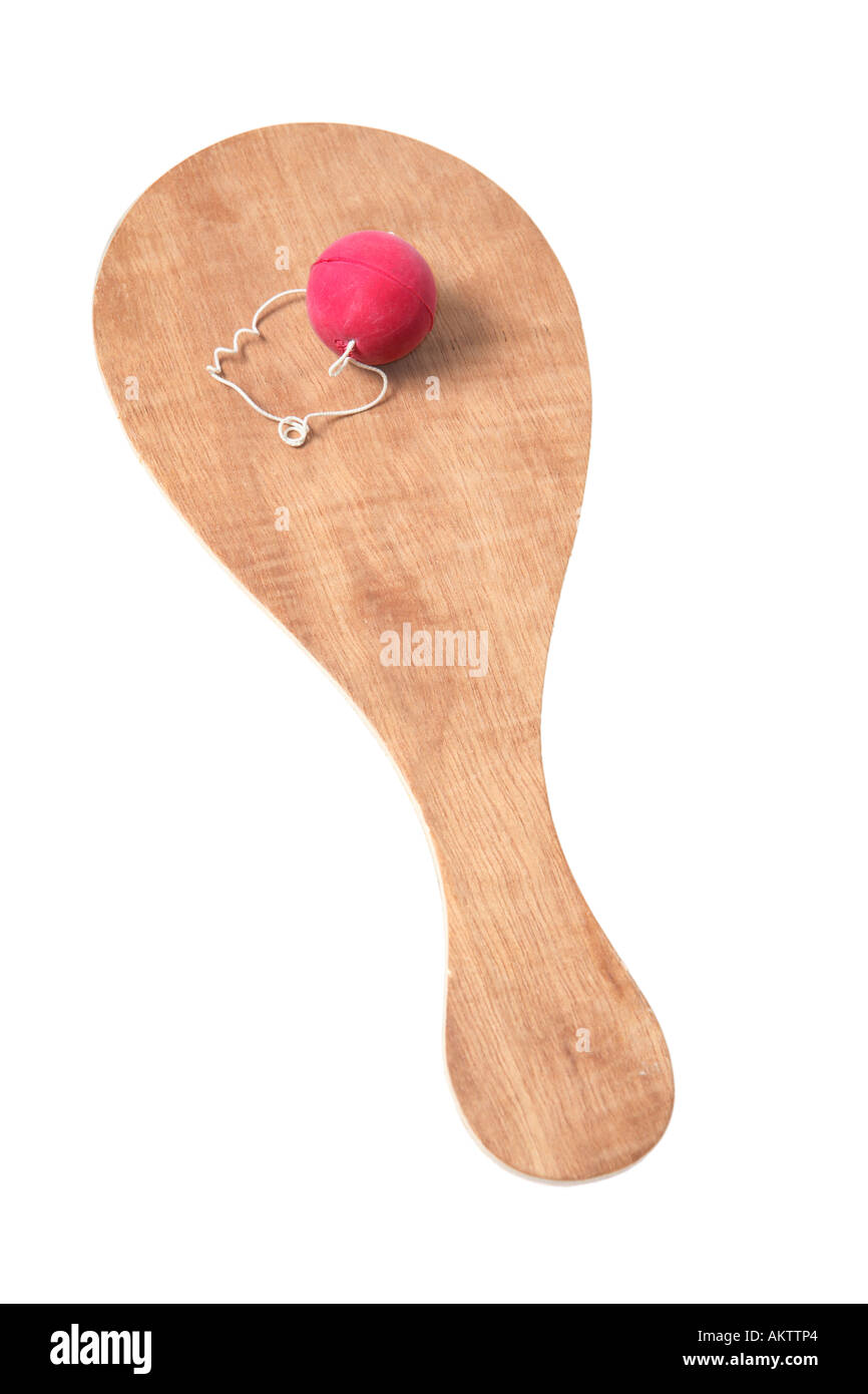 Paddle Ball Toy Stockfoto