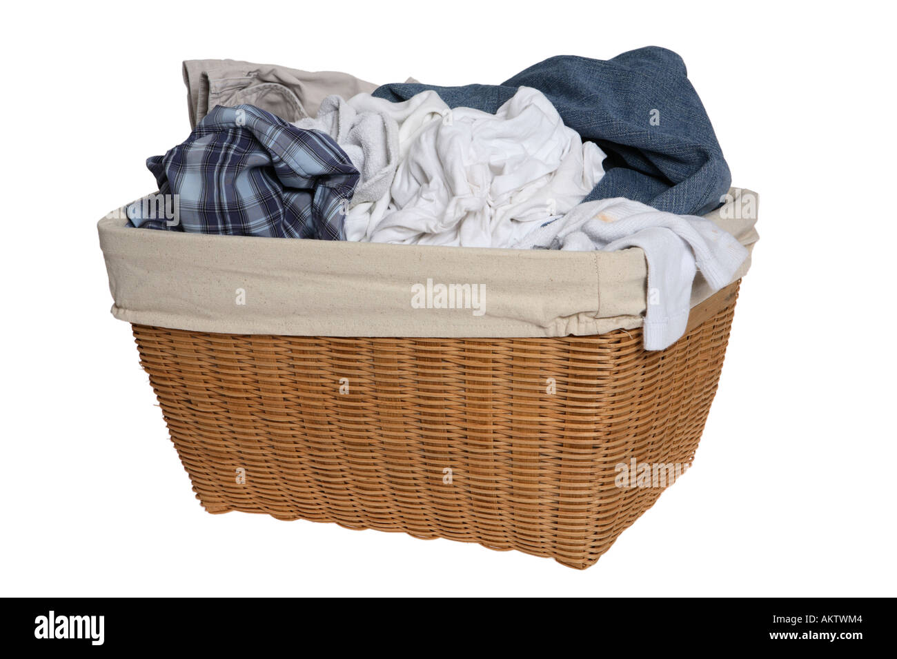 Wäschekorb Stockfoto