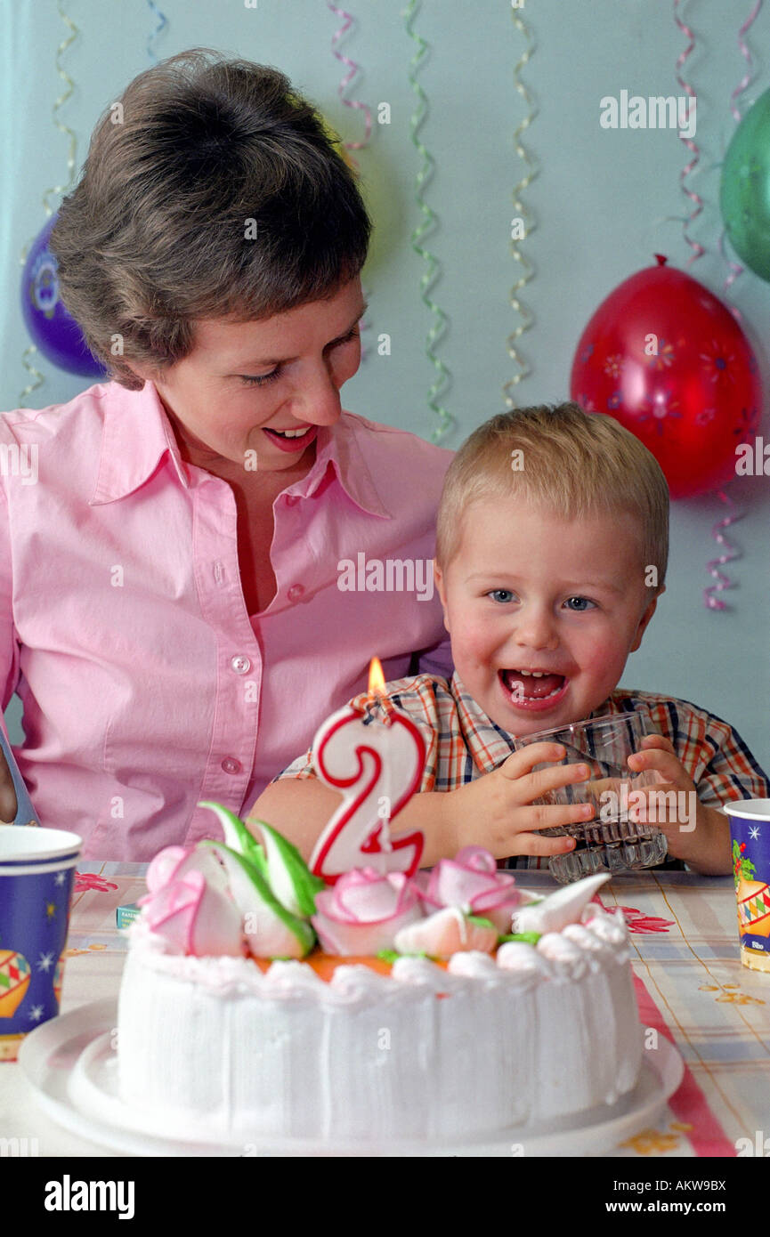 Geburtstag des Kindes Stockfoto