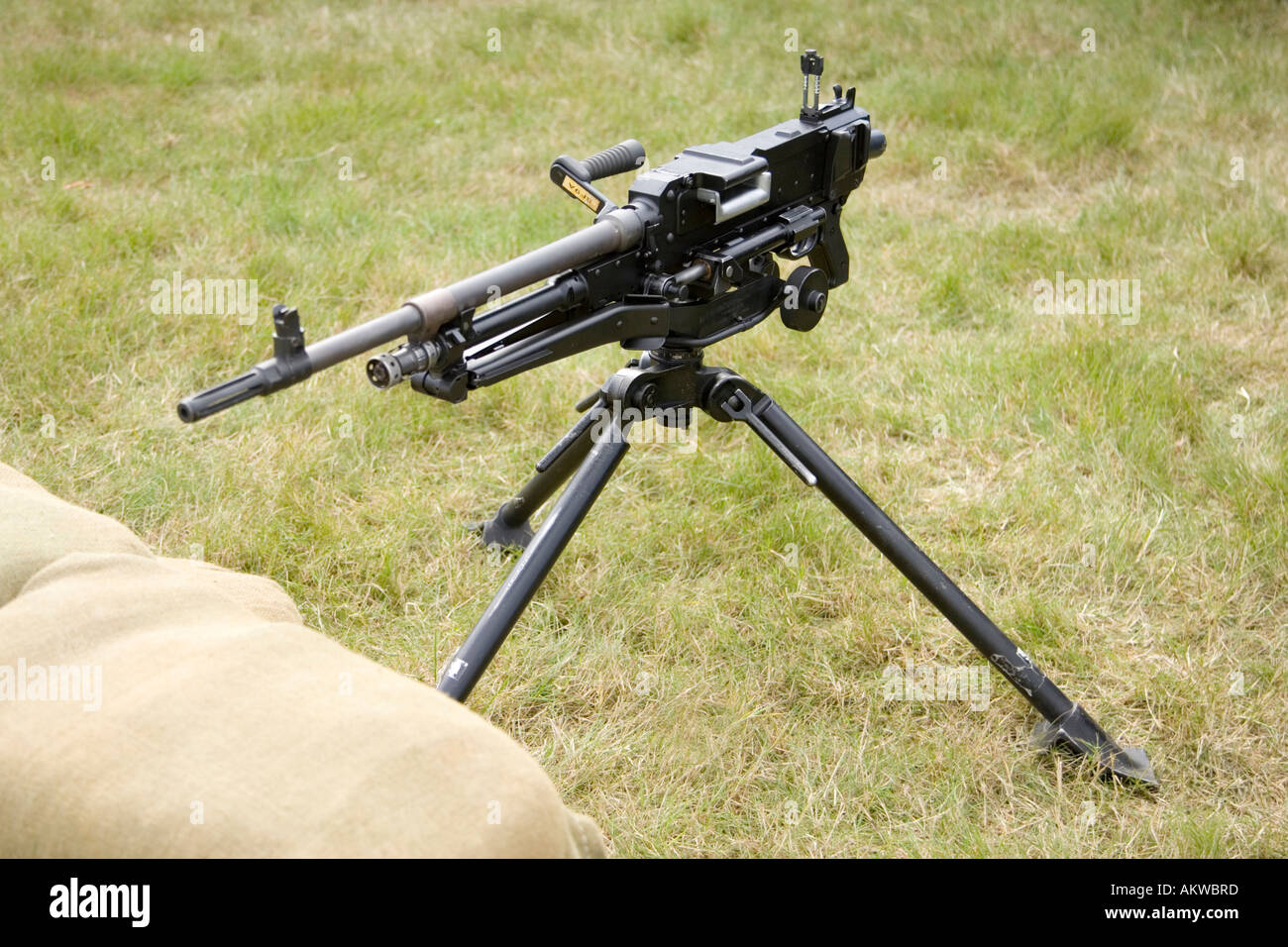 Maschinengewehr 7,62 mm L7A2 Stockfoto