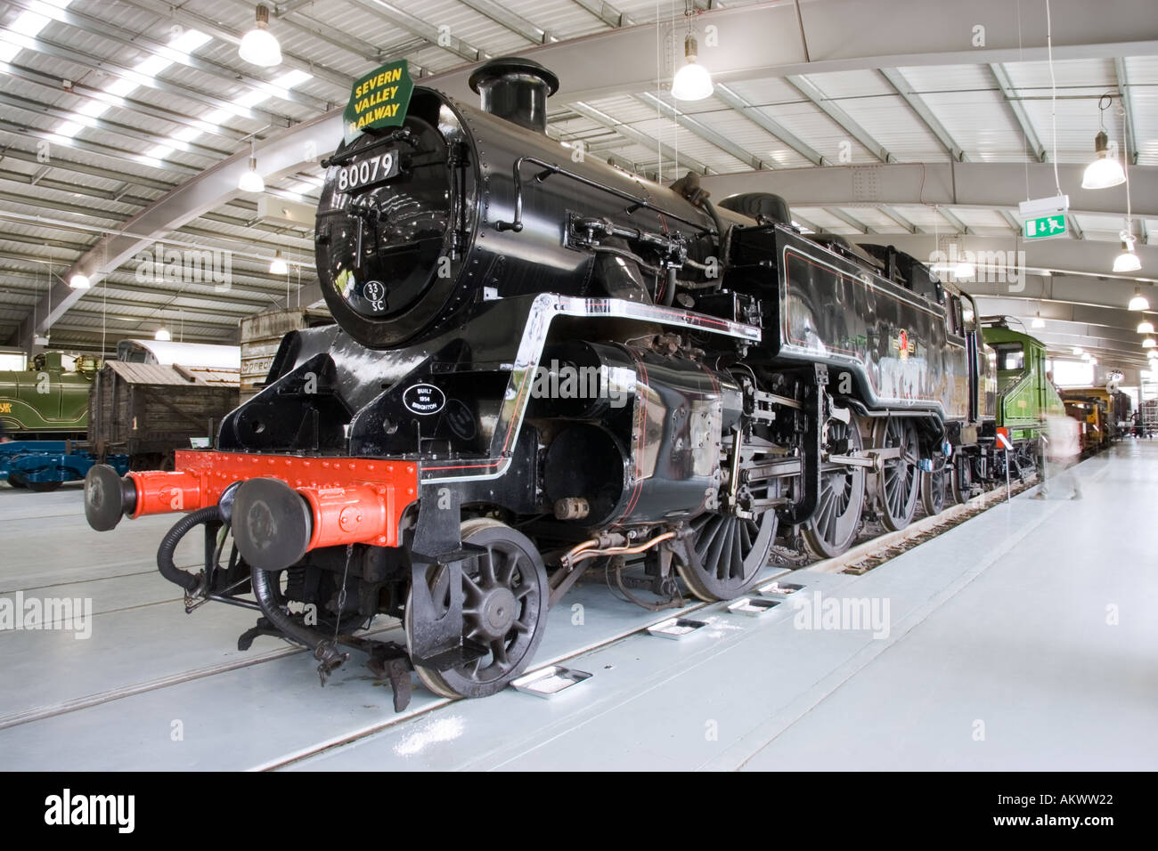 Severn Valley Railway Lokomotive Fortbewegung Museum Shildon Durham UK Stockfoto