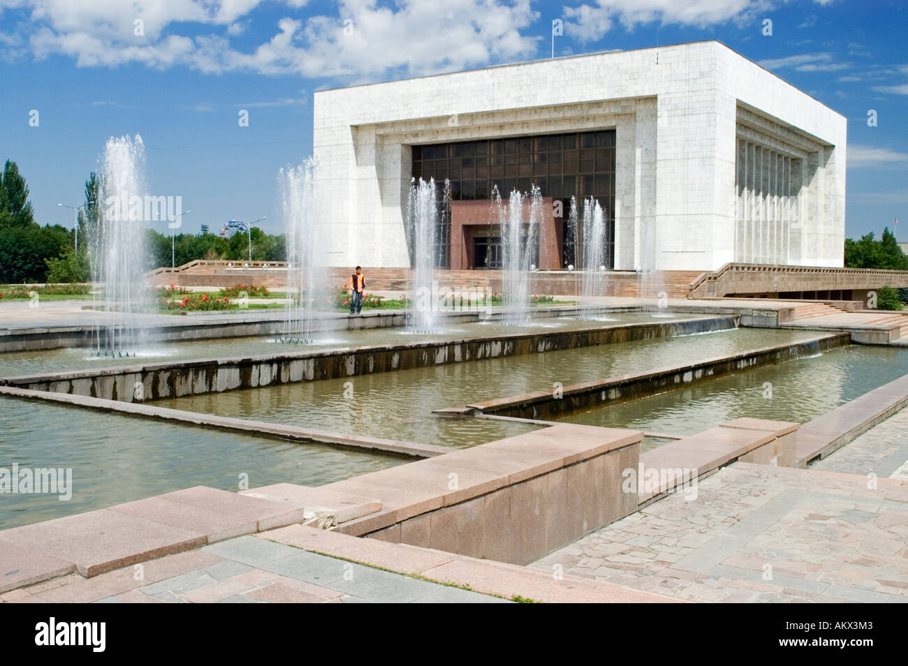 Museum der nationalen Geschichte, Bischkek (Frunse), Kirgisistan Stockfoto