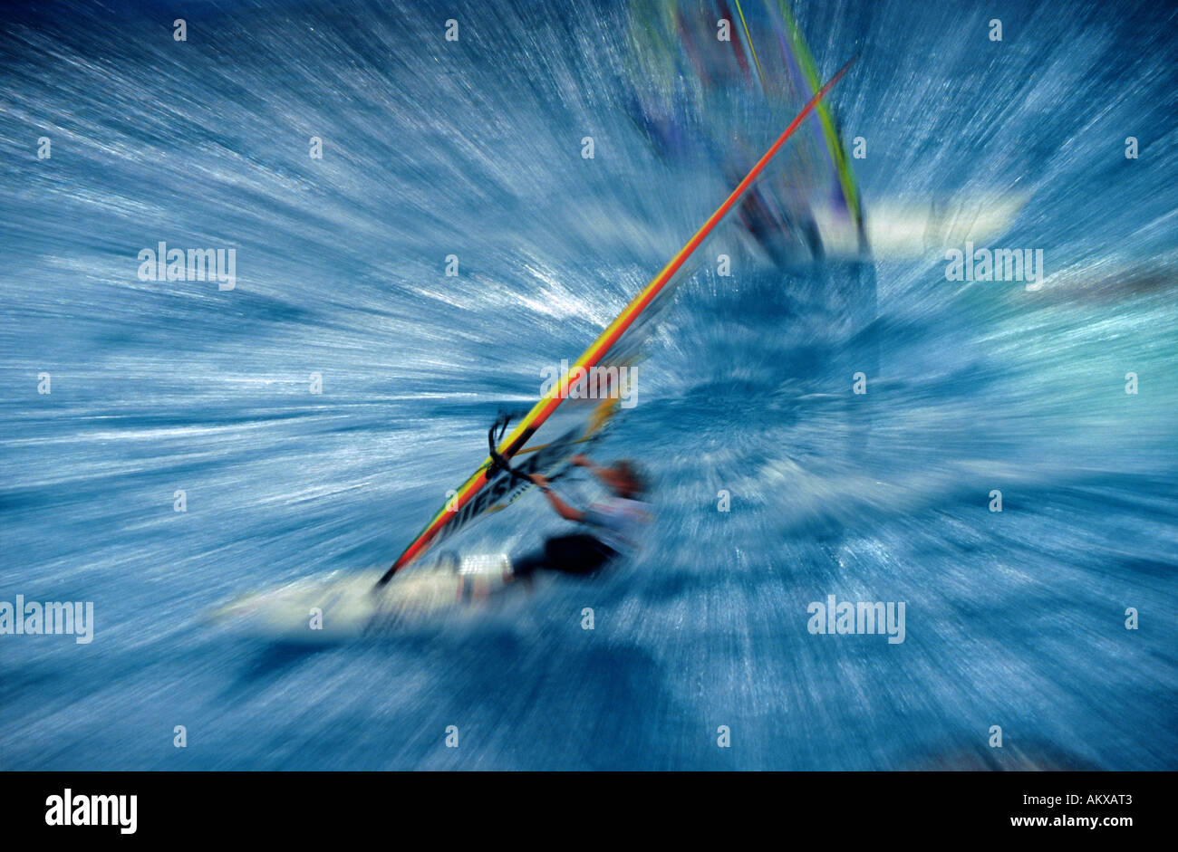 Windsurfen Stockfoto