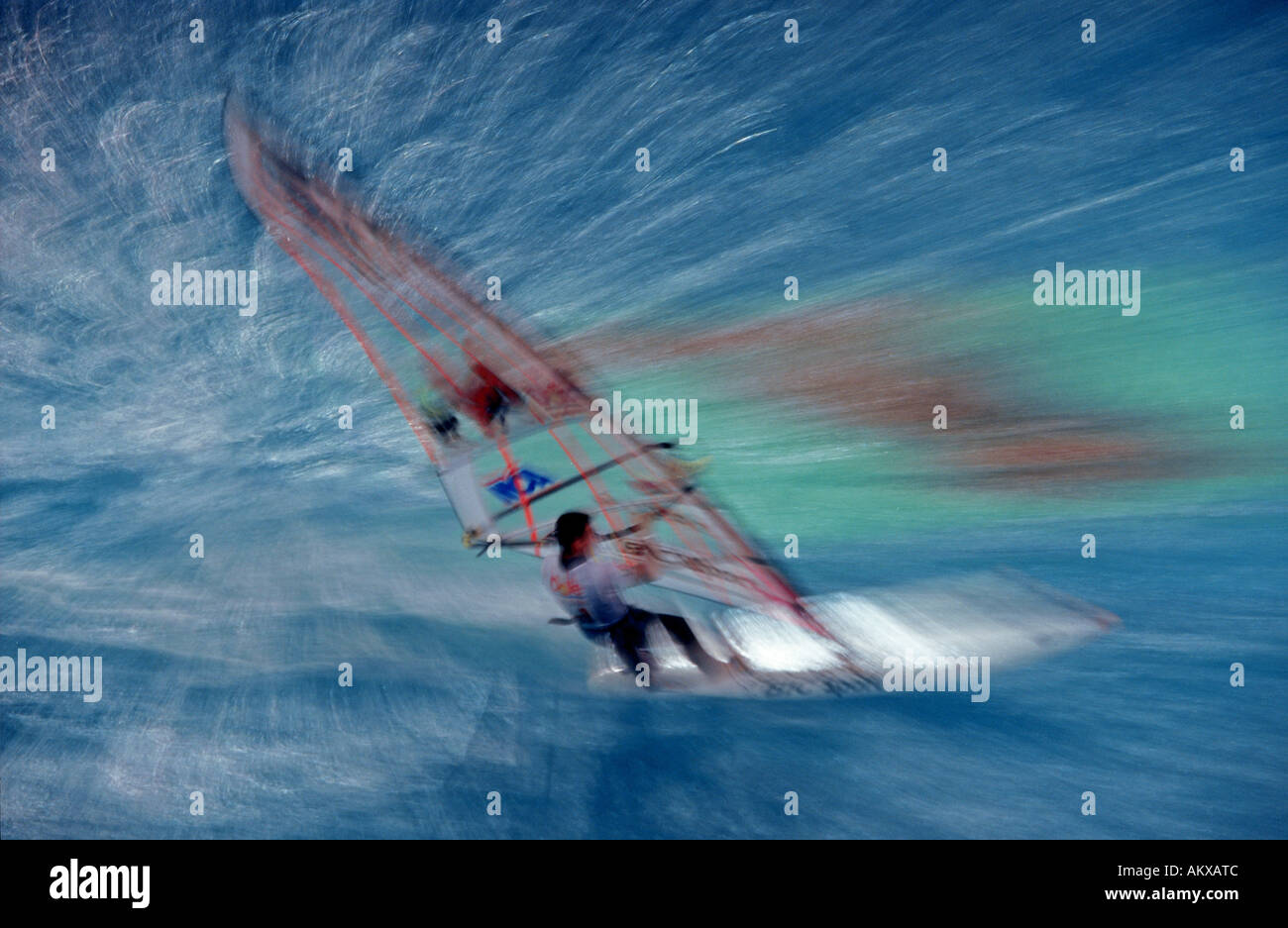 Windsurfen Stockfoto