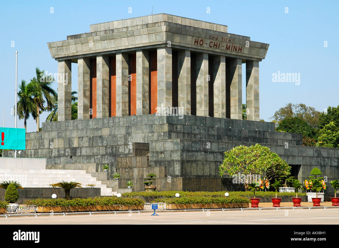 Ho-Chi-Minh-Mausoleum, Hanoi, Vietnam Stockfoto