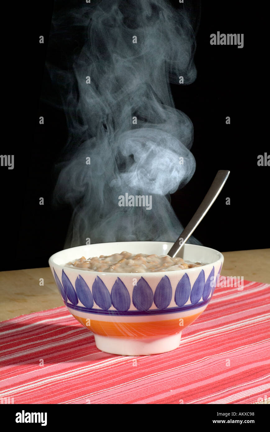 Dampfenden Suppe Stockfoto