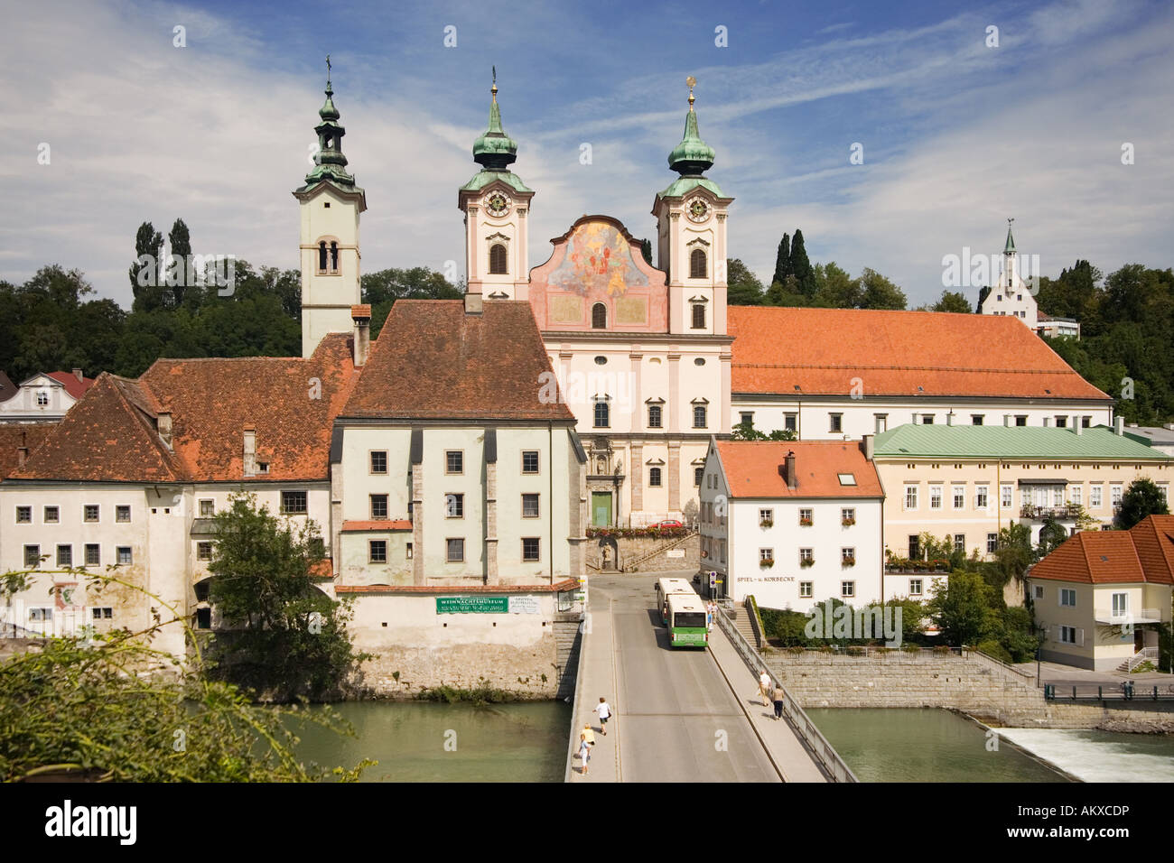 Pfarrkirche Sankt Michael, Oberösterreich, Österreich Stockfoto