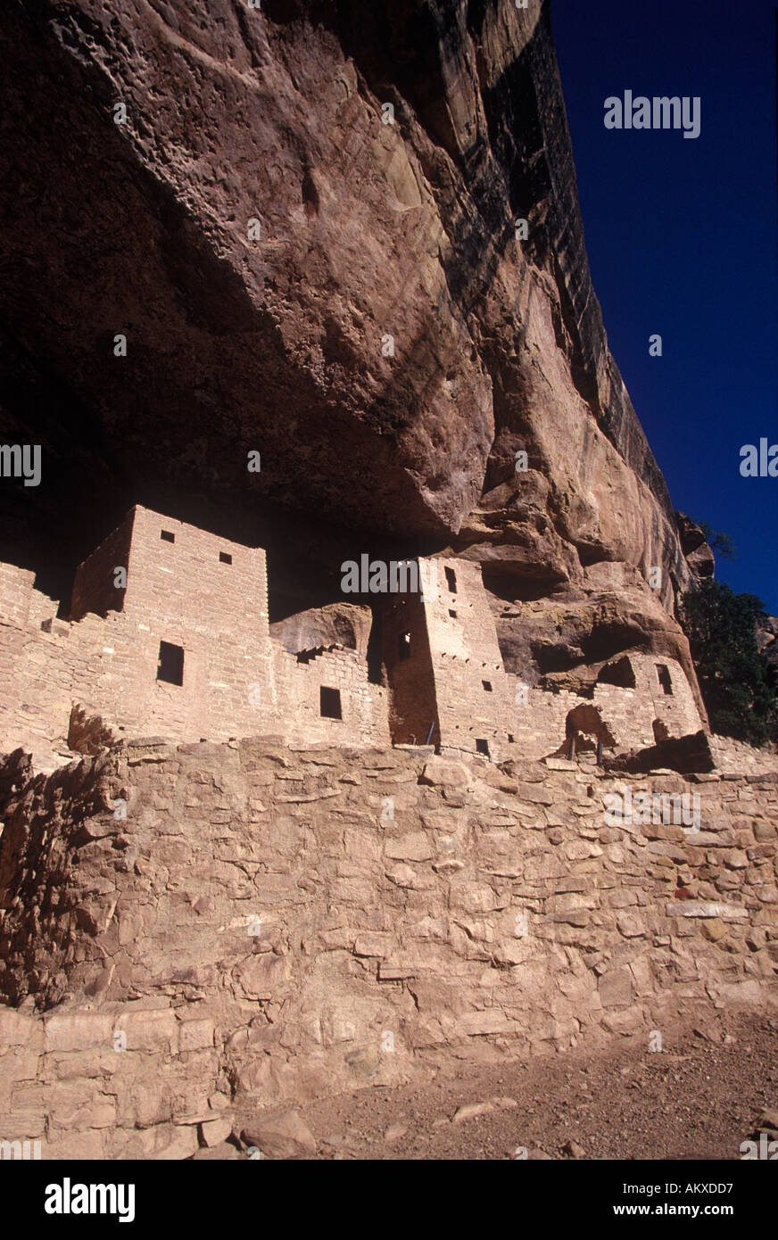 Native American Indian Cliff Wohnung Mesa Verde Colorado Stockfoto