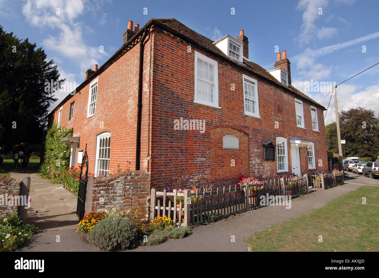 Autorin Jane Austens Haus im Dorf Chawton Hampshire Stockfoto