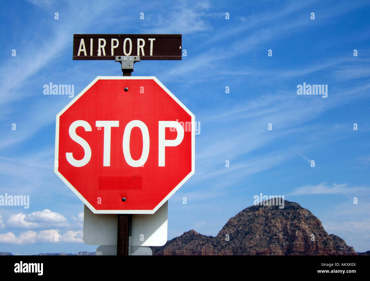 Stop-Schild Stockfoto