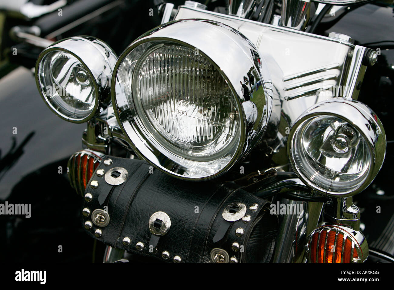 Harley Davidson, Detail. Stockfoto