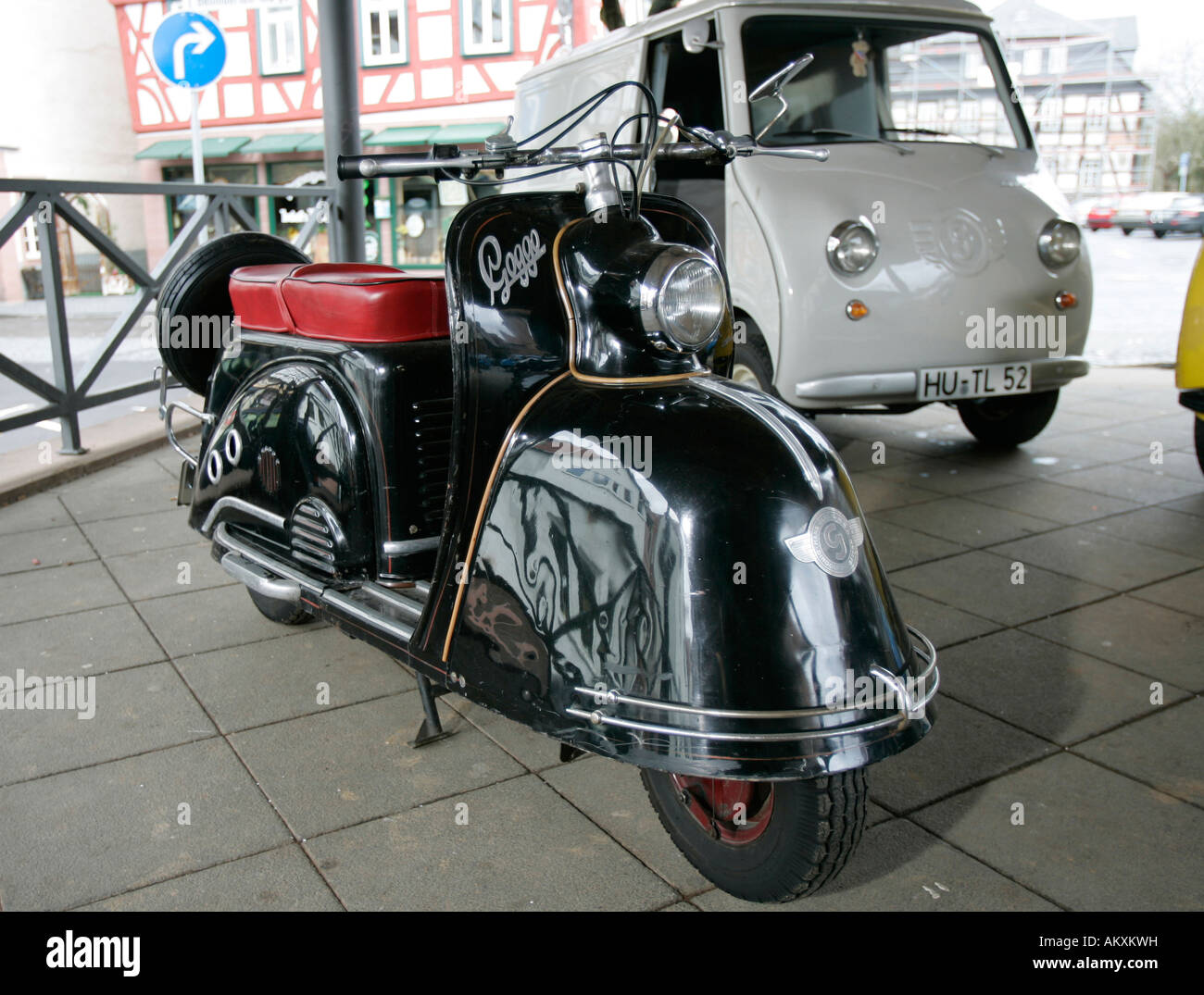 GoggomobilScooter, der 50er Jahre Museum, Hessen, Deutschland Stockfoto