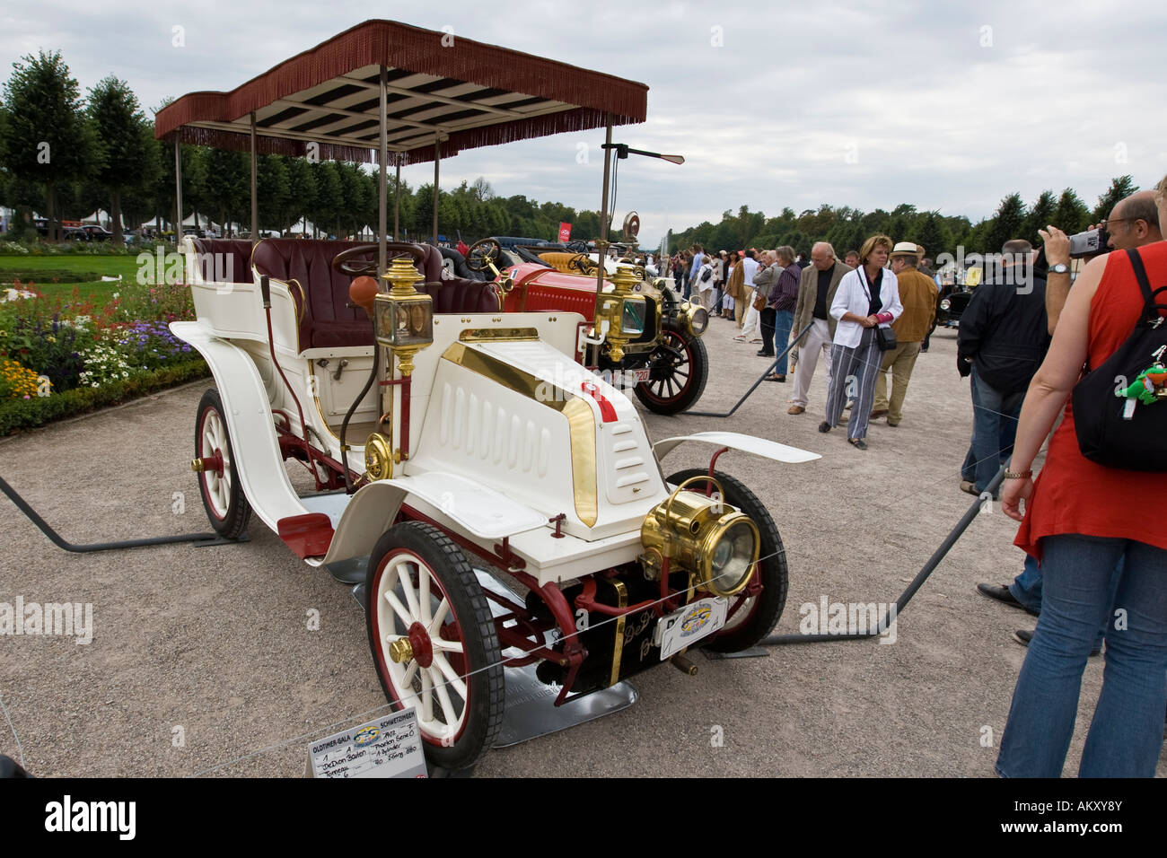 De Dion Barton Phaeton Serie 0 F 1902, Oldtimer Treffen, Schwetzingen, Baden-Württemberg, Deutschland Stockfoto