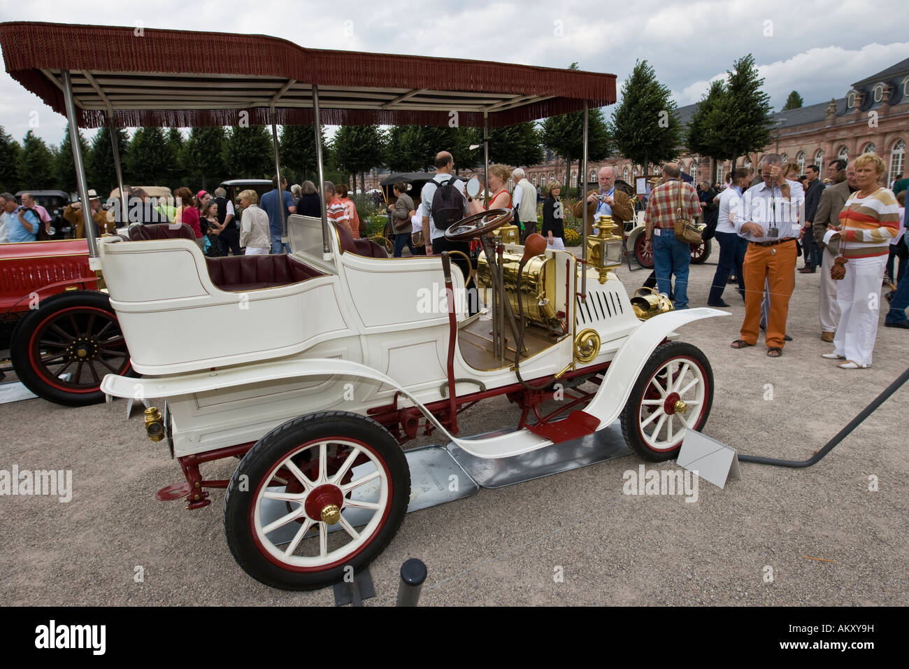 De Dion Barton Phaeton Serie 0 F 1902, Oldtimer Treffen, Schwetzingen, Baden-Württemberg, Deutschland Stockfoto