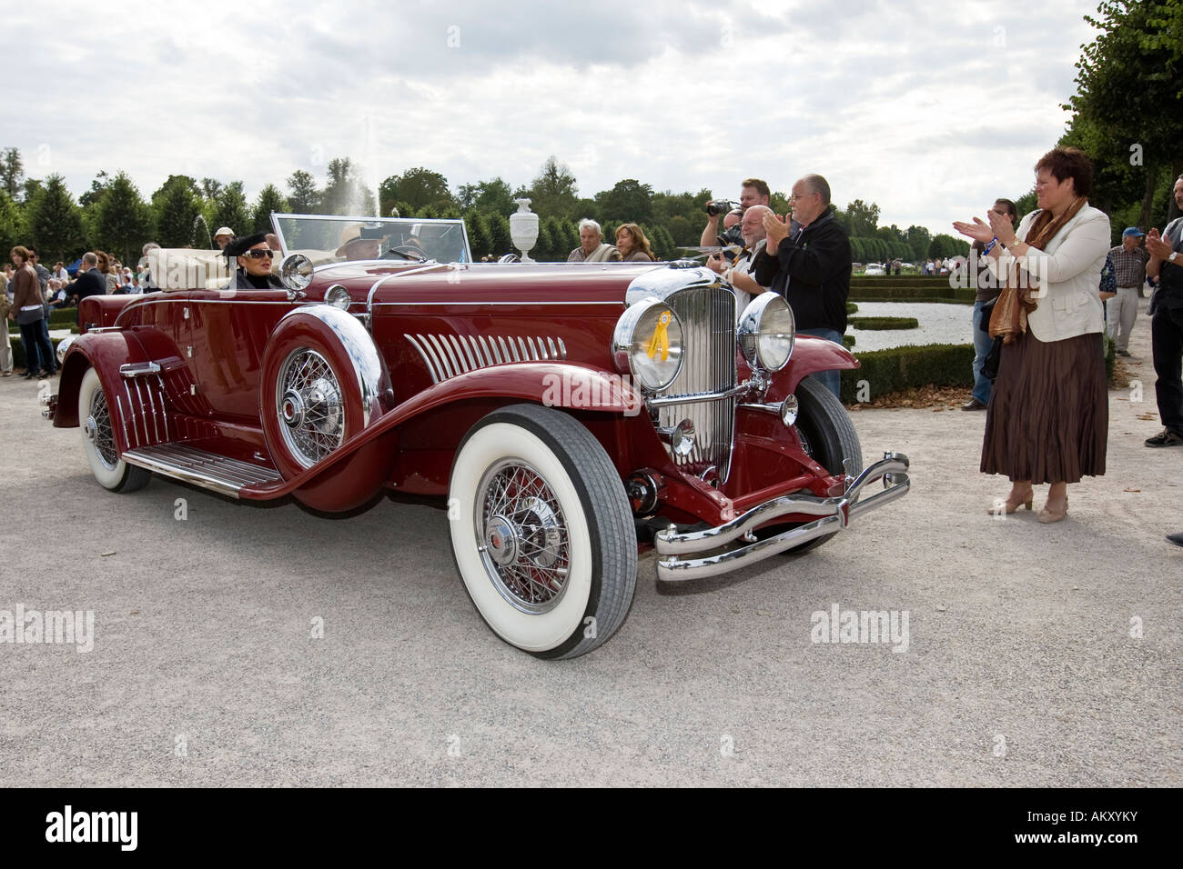 Duesenberg J 6,9 Liter Roadster, USA 1933, Vintage Car Gala Schwetzingen, Baden-Württemberg, Deutschland Stockfoto