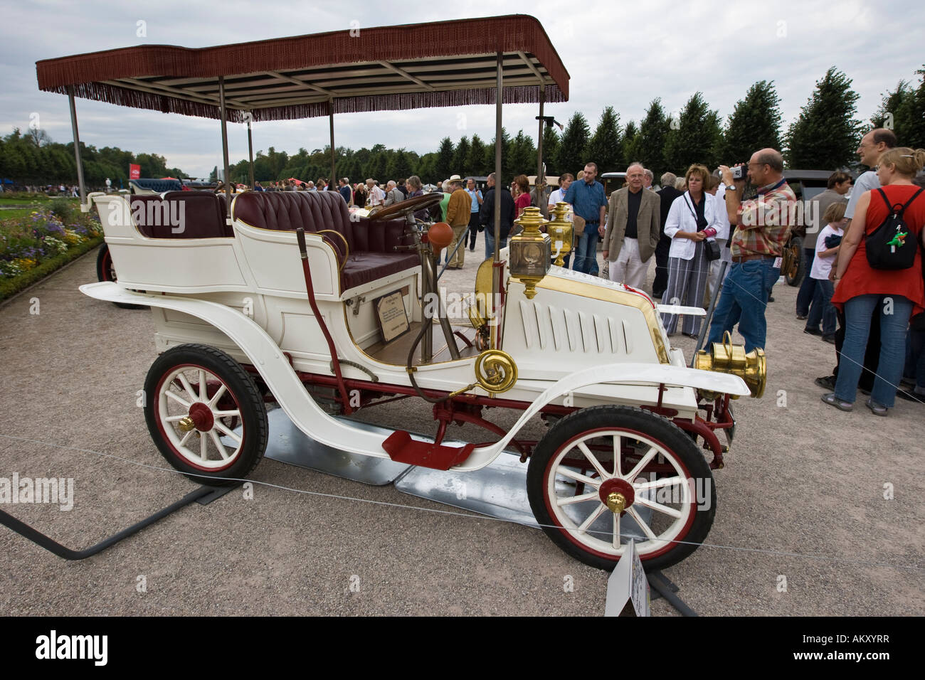 De Dion Barton Phaeton Serie 0 F 1902, Oldtimer-Gala Schwetzingen, Baden Württemberg, Deutschland Stockfoto