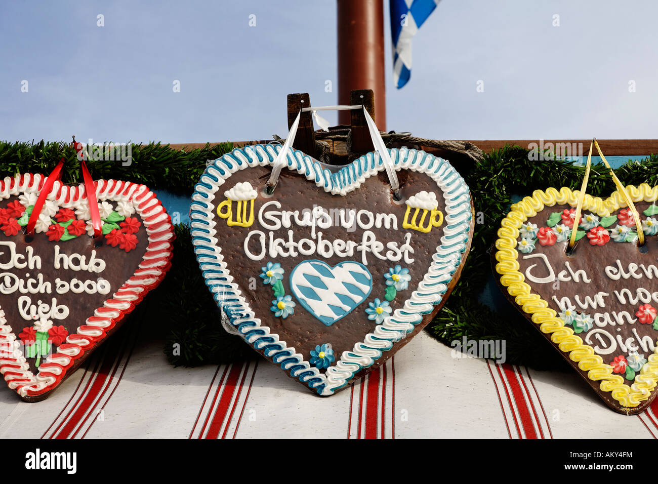 Lebkuchen Herz, Oktoberfest, Münchner Bier Festival, Bayern
