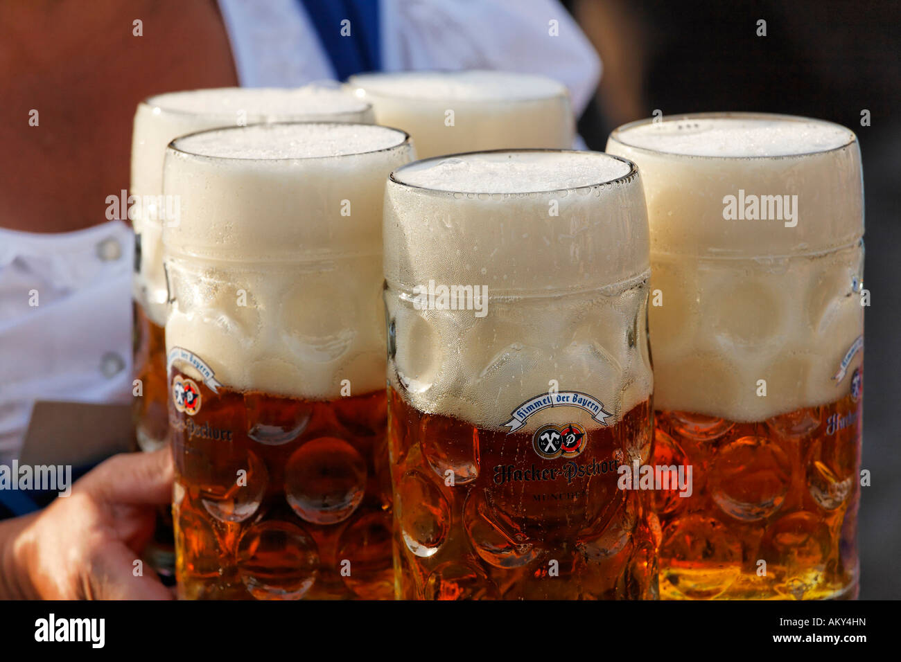Oktoberfest, Münchner Bier Festival, Bayern, Deutschland Stockfoto