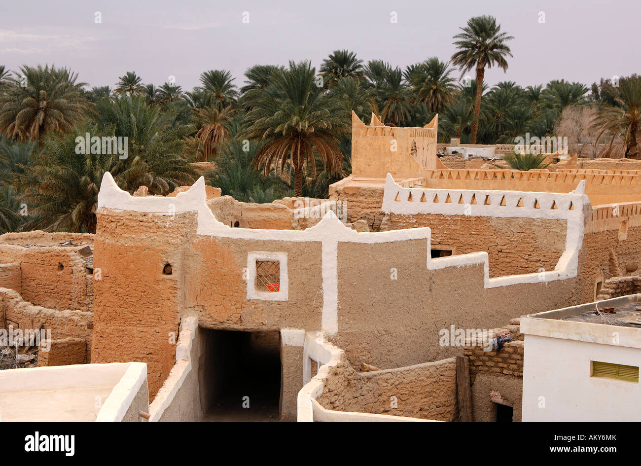 In der Oase von Ghadames, UNESCO-Welterbe, Libyen Stockfoto