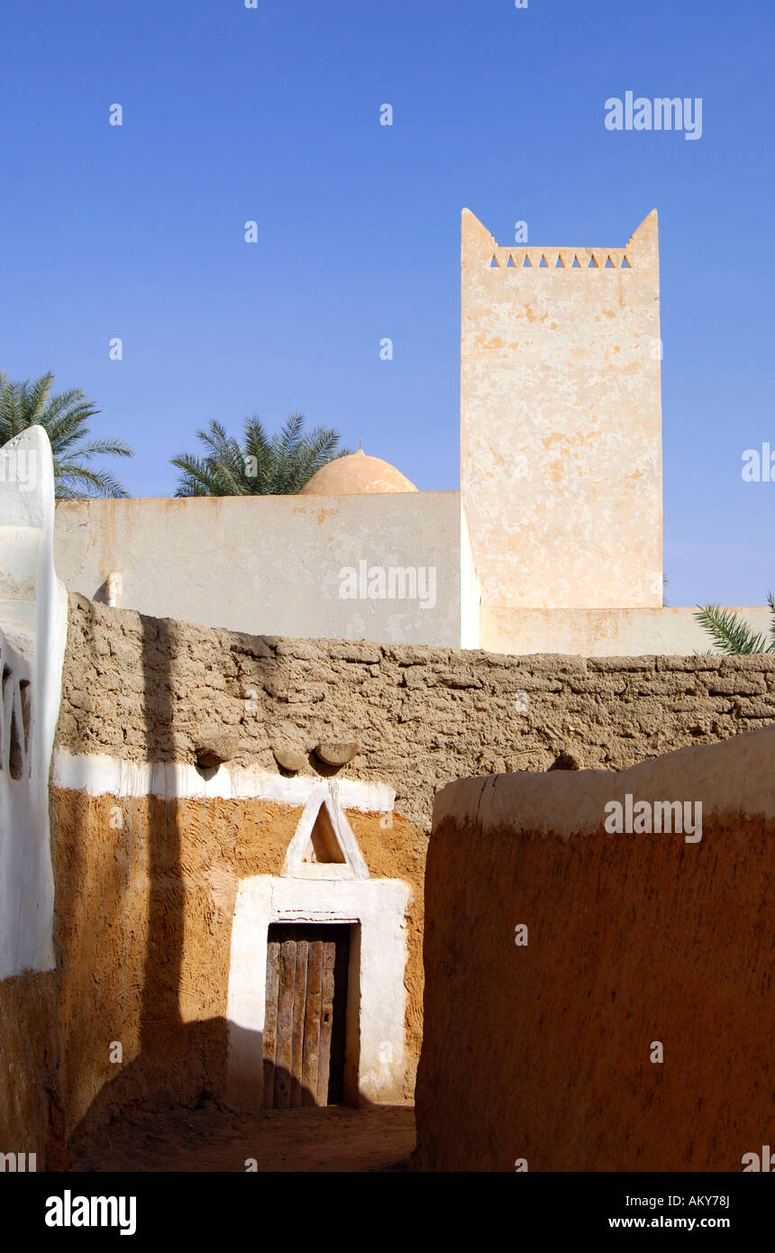 Alte Stadt von Ghadames, UNESCO-Welterbe, Libyen Stockfoto