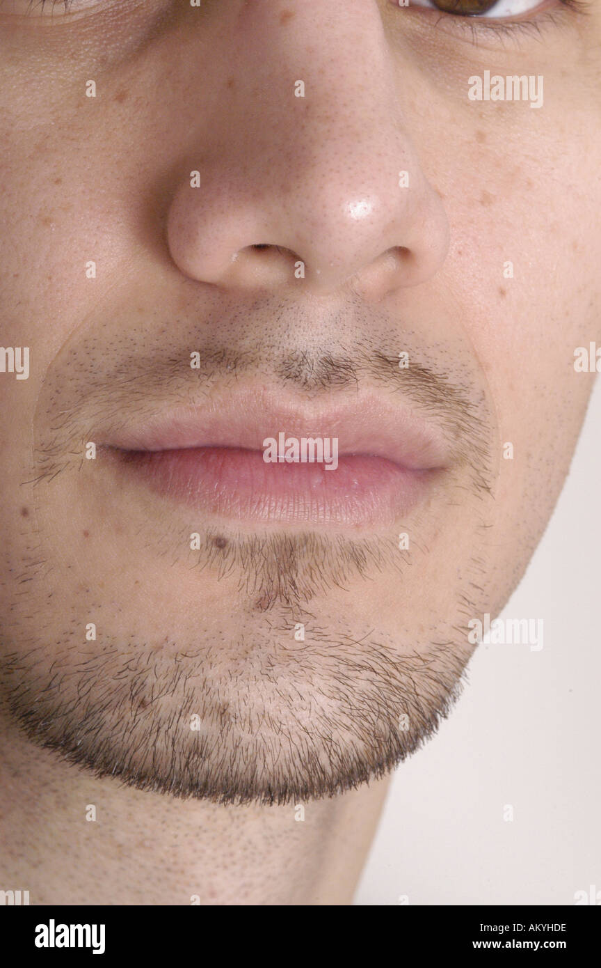 Portrait eines jungen Mannes Hispanic. Stockfoto