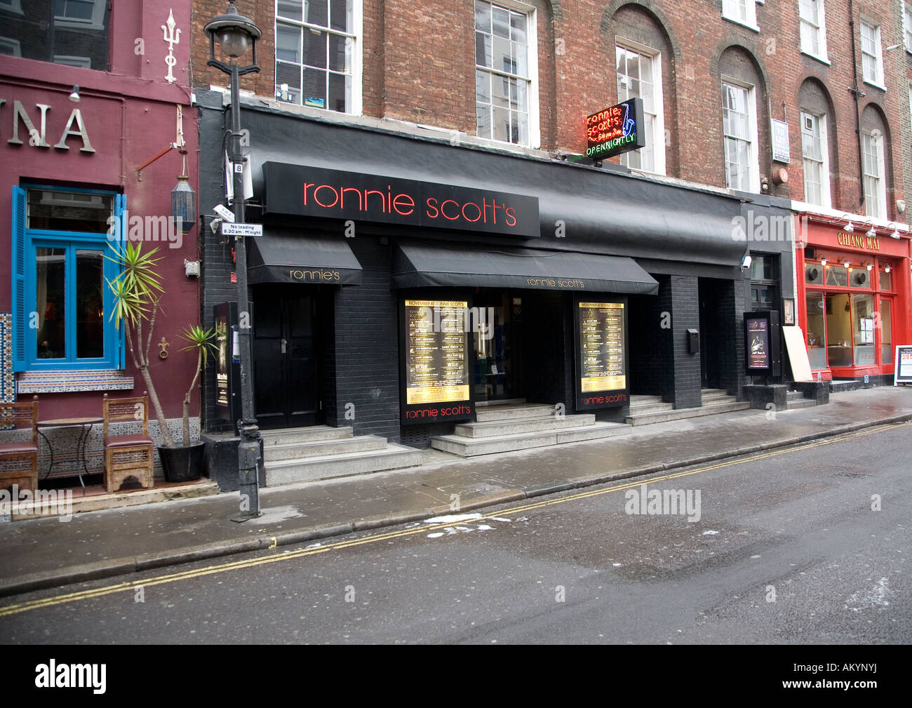 Ronnie Scotts Jazz-Club in London Soho Stockfoto