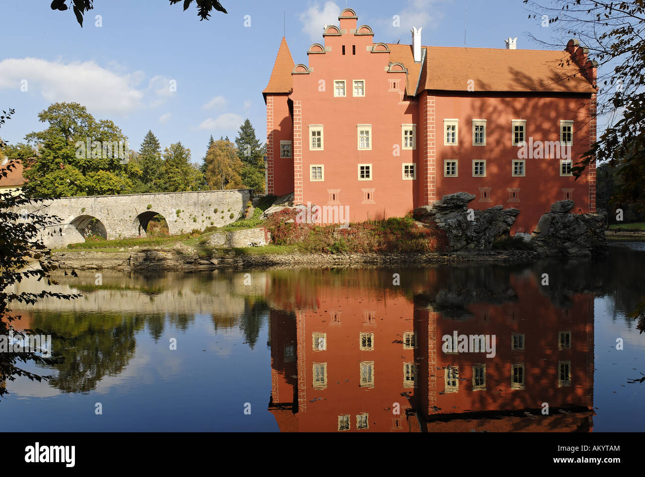 Cervena Lhota Burg, Süd-Böhmen, Tschechische Republik Stockfoto