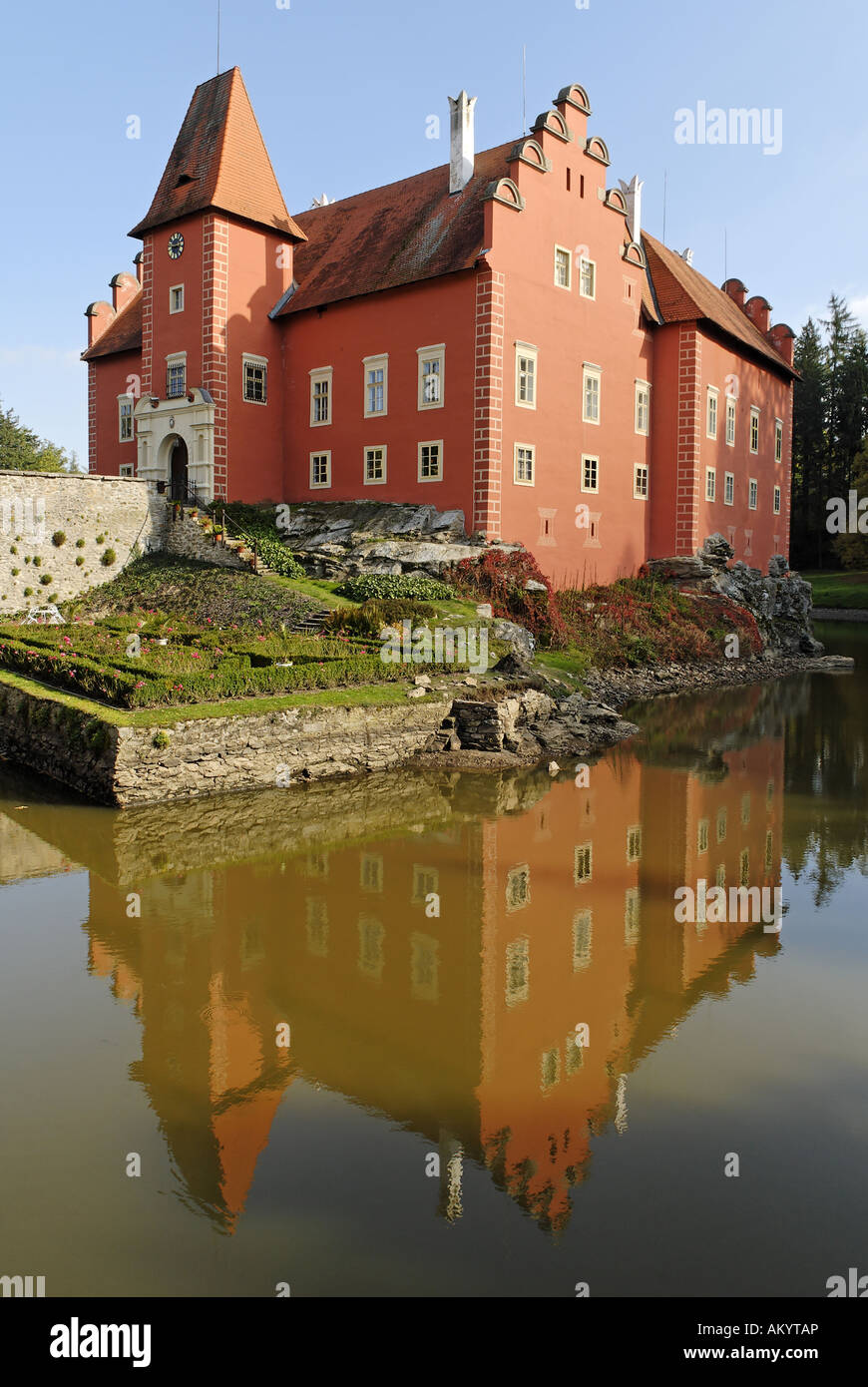 Cervena Lhota Burg, Süd-Böhmen, Tschechische Republik Stockfoto
