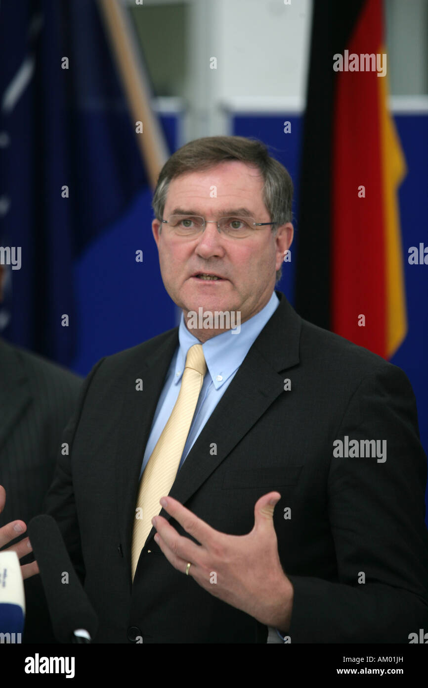 Dr.Franz Josef Jung (CDU), Bundesminister der Verteidigung Stockfoto