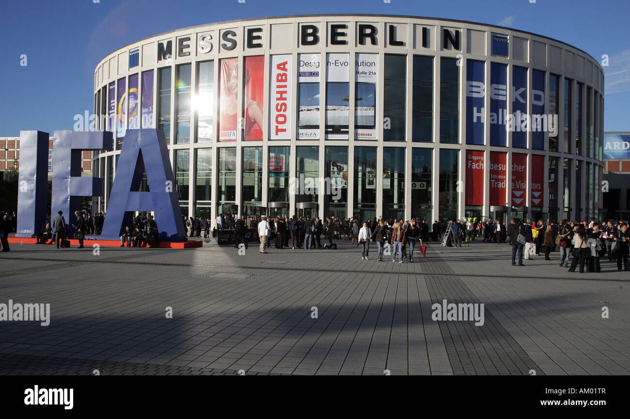 Prüf- und Testgelände während der internationalen Radio Show (IFA) in Berlin, Deutschland Stockfoto